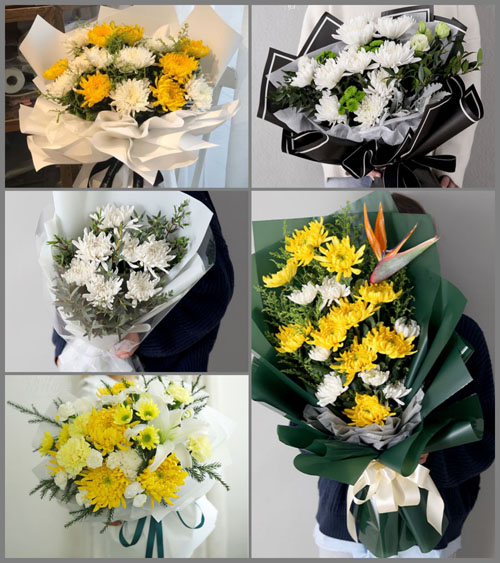 贵州贵阳清镇市站街镇九眼村白事花束代送